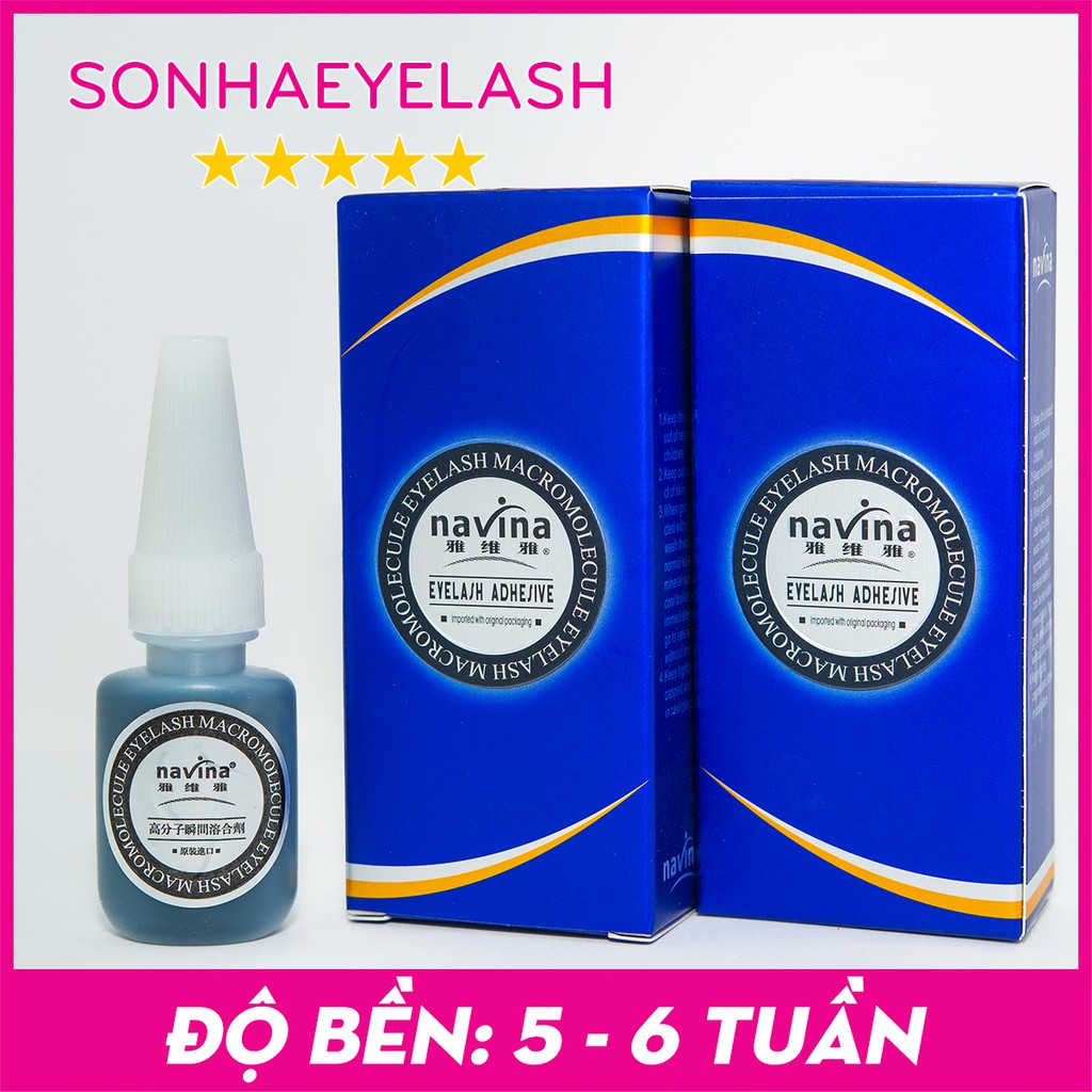 Keo gel Navina, Keo nối mi ít cay Navina khô chậm dành cho người mới học nối mi | BigBuy360 - bigbuy360.vn