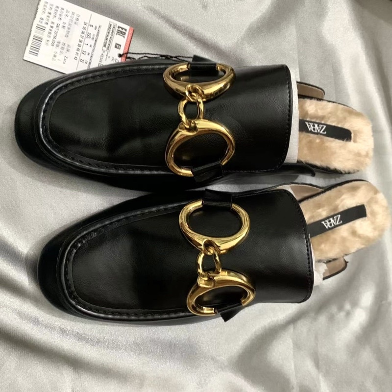 Ảnh thật Dép sục lông Z:A:R:A sale