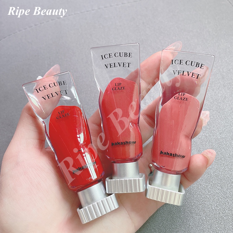 Son Kem Lì KAKASHOW Mềm Môi Căng Mọng Ice Cube Velvet Cute Doll Tuýp