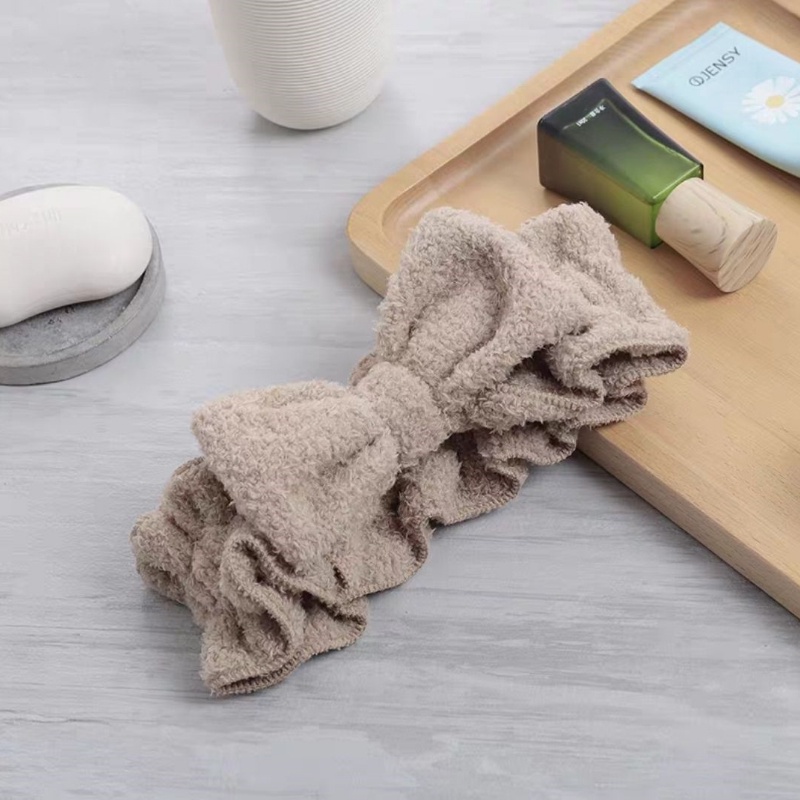 Băng Đô Rửa Mặt Thắt Nơ Kiểu Hàn Quốc Đơn Giản