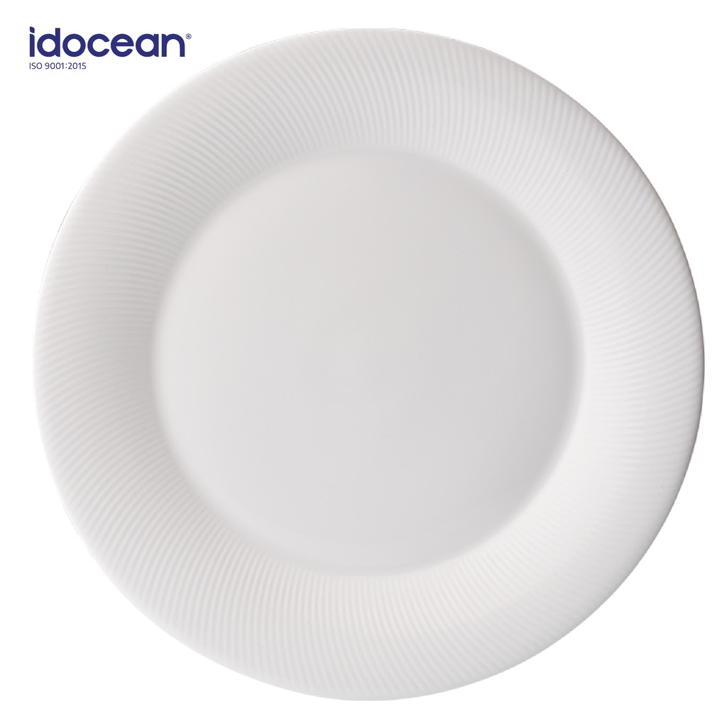 Dĩa Sứ 32cm Màu Trắng LOVERAMICS (Platter) - Bộ Sưu Tập Flute