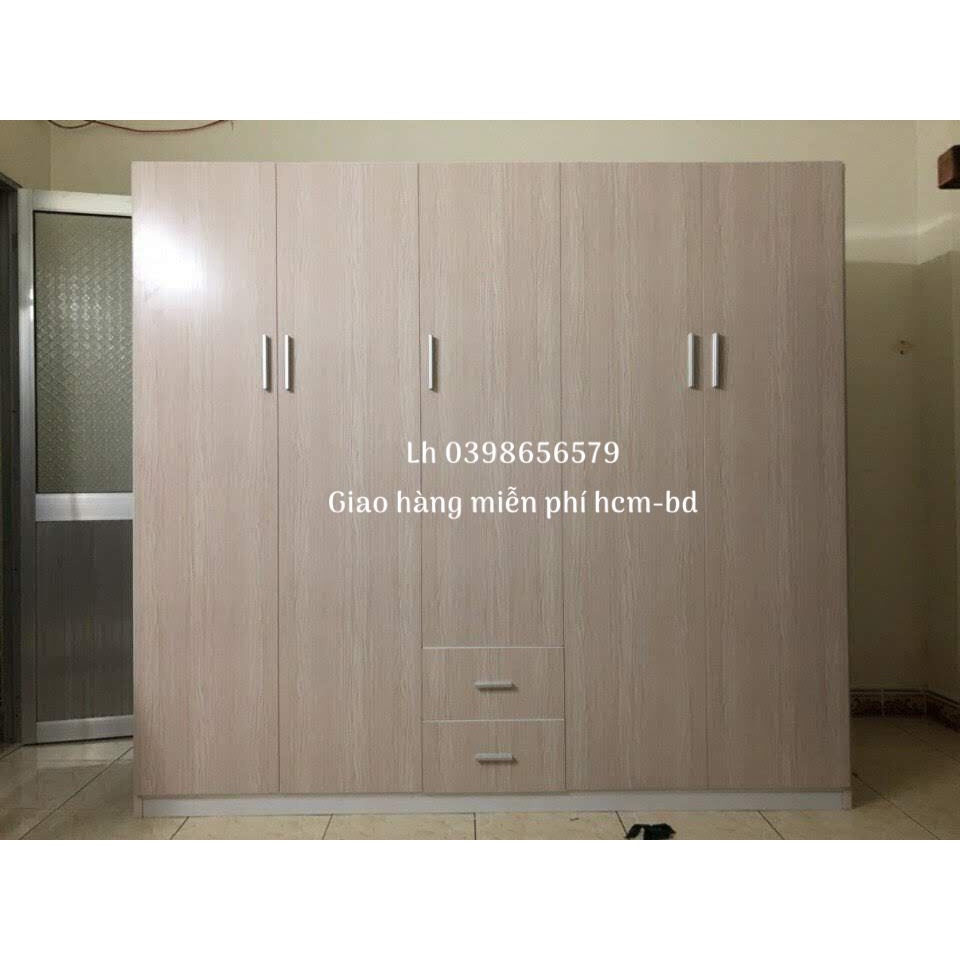 Tủ nhựa đài loan 5 cánh freeship hcm_bd