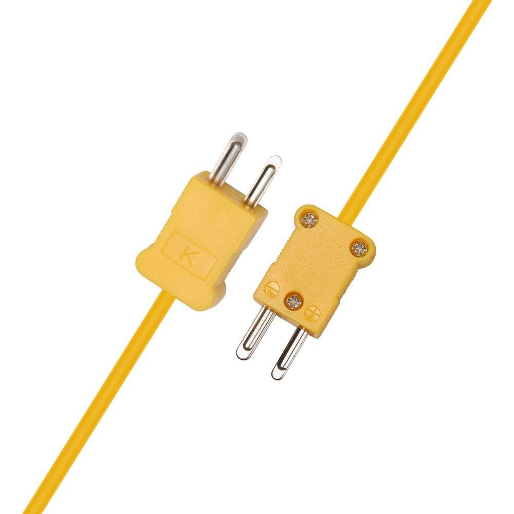 1pc Dụng Cụ Phân Tích Nhiệt Độ Cảm Biến Đầu Dò K-Type Với Dây Cáp Điều Khiển Nhiệt Độ