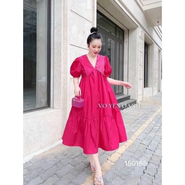 đầm babydoll dáng dài