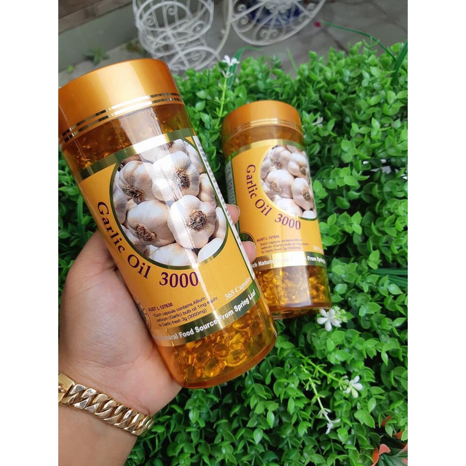 Tinh dầu tỏi Garlic Oil 3000mg 365 viên.