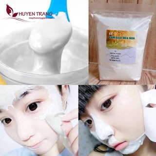 Mặt nạ cám gạo sữa non handmade Quỳnh Nga