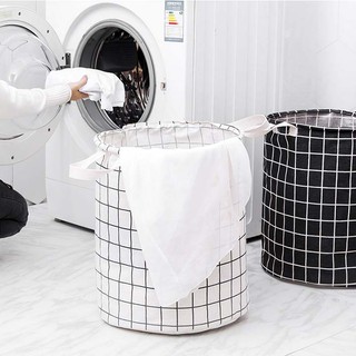 Giỏ đựng quần áo Hàn Quốc, giỏ đựng quần áo chờ giặt có quai sách 2 bên