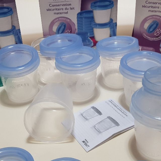Cốc trữ đông Avent 180ml set 5 cốc, 10 cốc