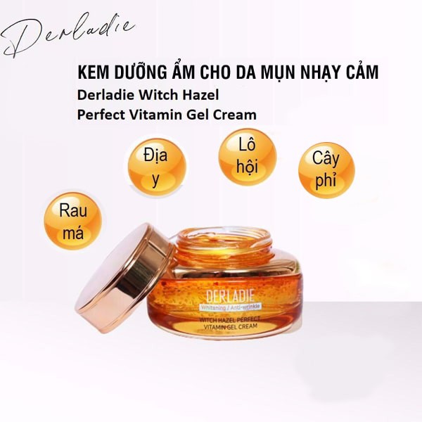 Gel dưỡng ẩm da Mụn, mờ thâm Derladie Witch Hazel Vitamin Gel Cream 55ml - Từ Hảo | BigBuy360 - bigbuy360.vn