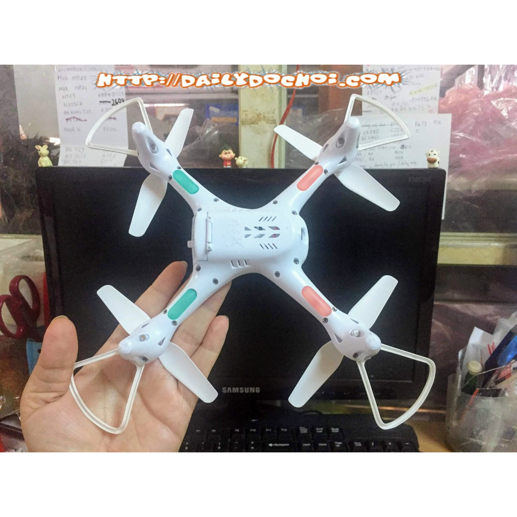 [saigonsg] Máy bay 4 cánh Syma X15w có camera fpv truyền về điện thoại 