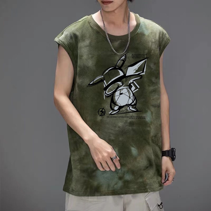 Áo Thun Ba Lỗ Thể Thao Dáng Rộng Thời Trang Mùa Hè Dành Cho Nam