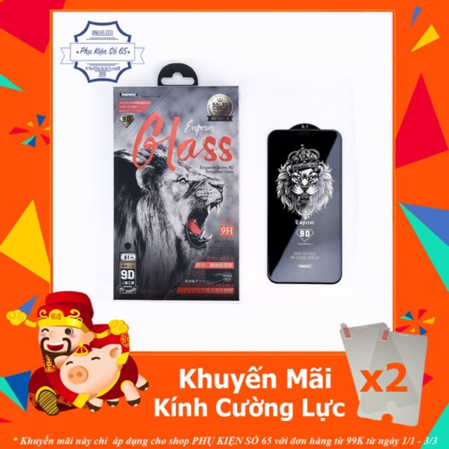 Kính cường lực full iPhone X chính hãng remax GL-32