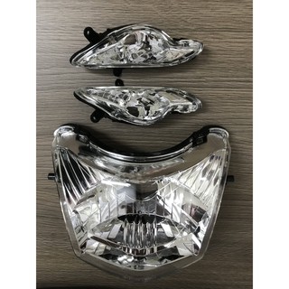 Combo pha đèn+xi nhan trước Wave RS 100,Wave Alpha,Wave A 2006-2016bánh dĩa, bánh đùm