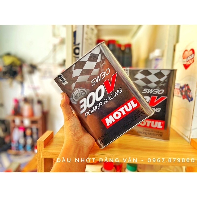 Nhớt Motul 300V 5W30 Power Racing ( Có chiết lẻ )