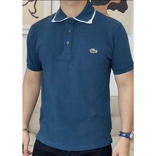 ÁO Polo Nam Vải Cotton Cá Sấu Cao Cấp Phối Viền Cổ Tam Giác Trẻ Trung Lịch Lãm