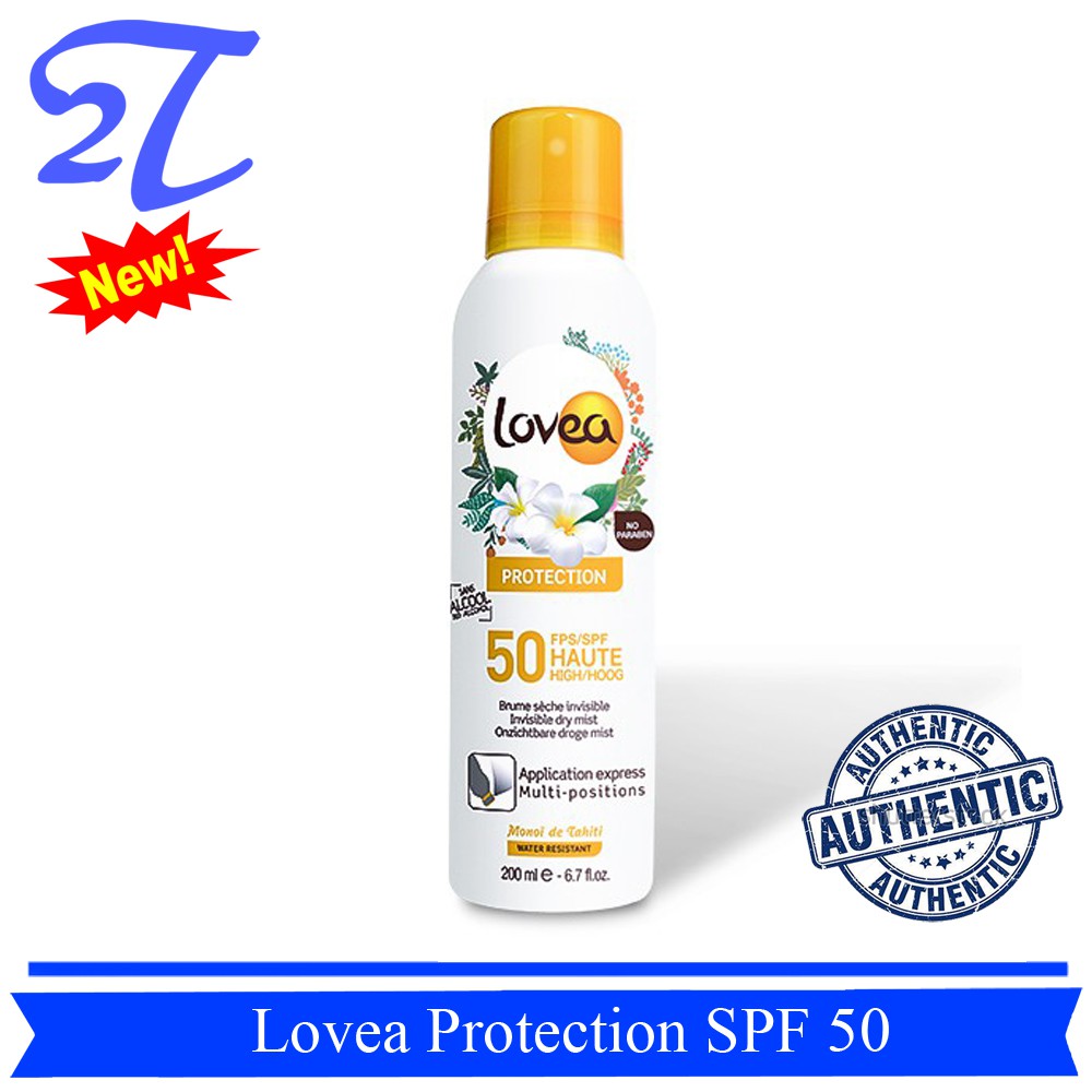 Xịt chống nắng Lovea Protection SPF 50 200 ml