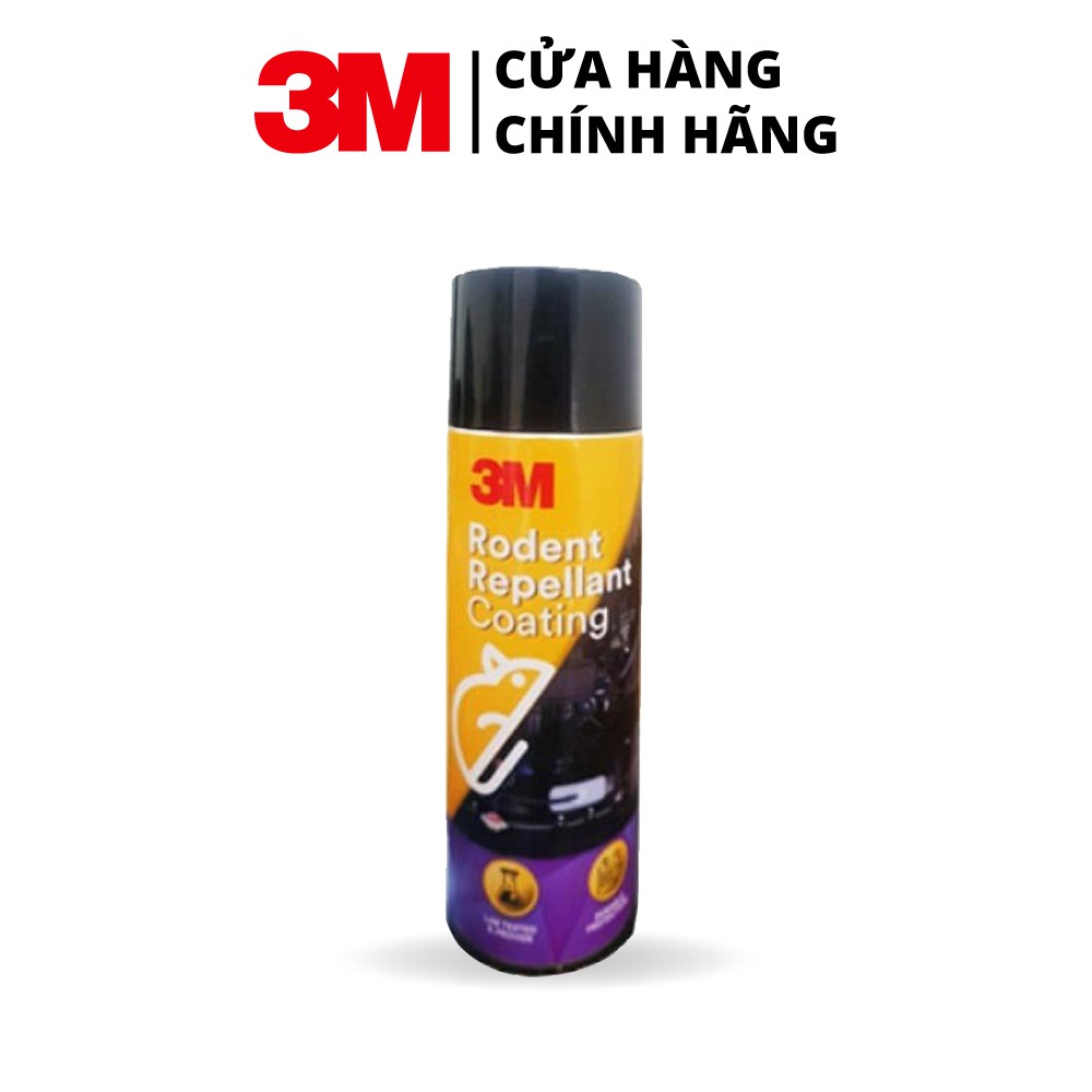 Chai Xịt Chống Chuột 3M Rodent Repellant Coating 250g- Tặng dầu thơm treo xe