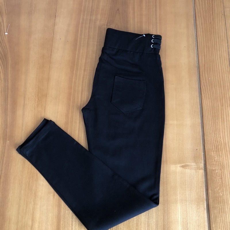 Quần legging, quần nữ cạp cao cách điệu 2 bên sườn tôn dáng, ôm vòng eo | BigBuy360 - bigbuy360.vn