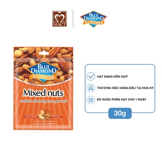 Hỗn hợp hạt rang BLUE DIAMOND - Mixed Nuts - Túi 30g