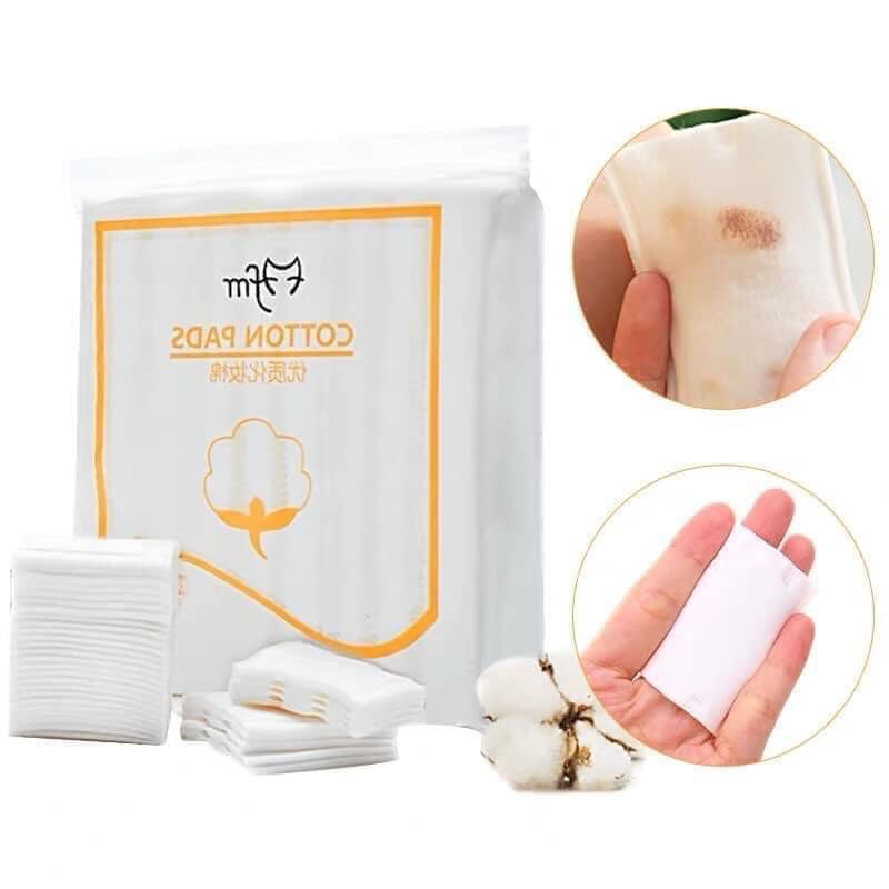 Bông tẩy trang kháng khuẩn 222 miếng Cotton Pads 3 lớp hàng chính hãng nội địa