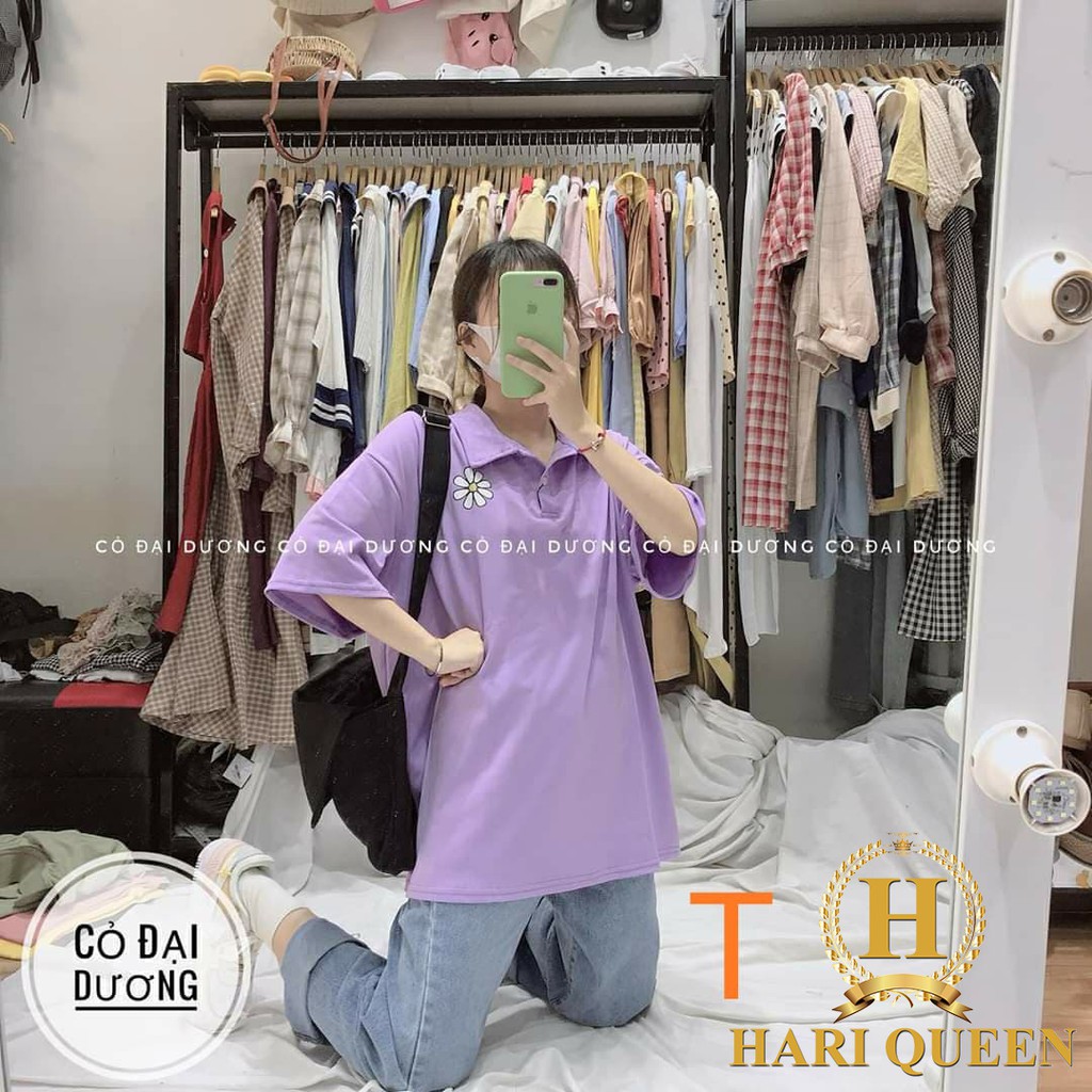 [FREE SHIP ĐƠN TỪ 50K] Áo polo logo hoa cánh trắng DTR0520 1