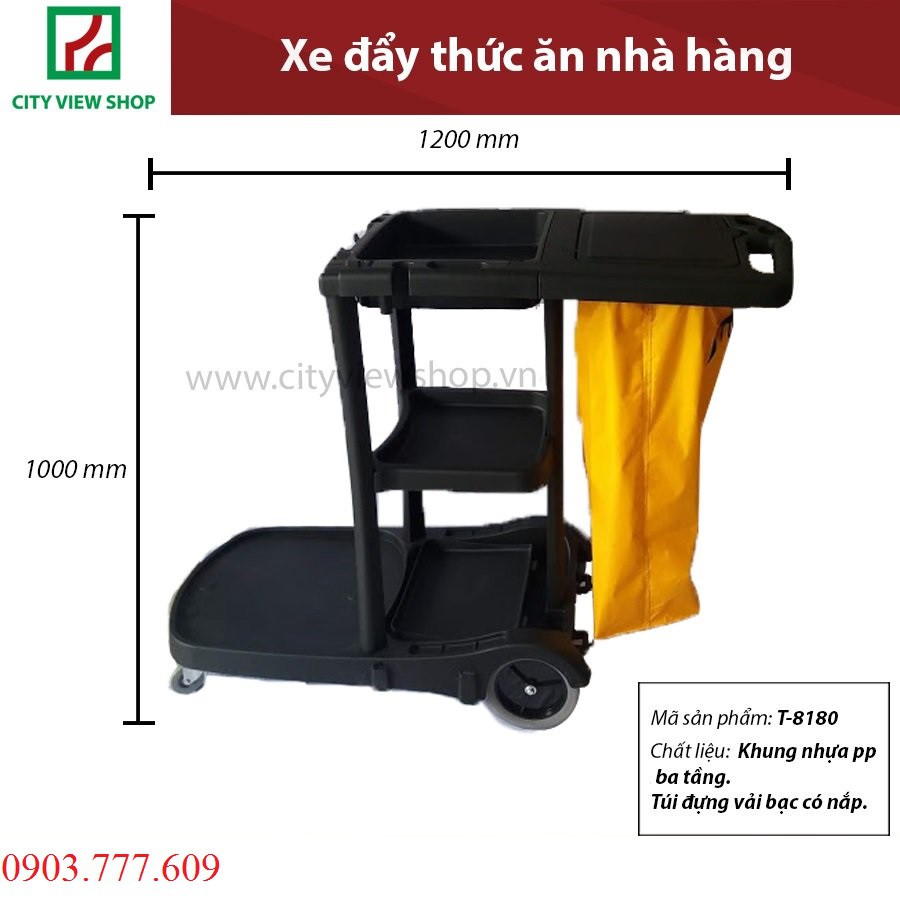 Xe dọn vệ sinh, khách sạn