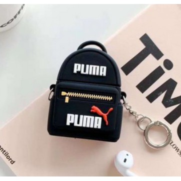 Bao silicon Case Airpod 1 2- Vỏ bao bọc Balo Puma Cover đựng tai nghe không dây Airpods túi con báo đen