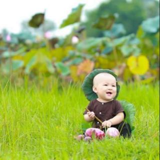 [NHẬP KIDTET hoàn 15% xu đơn 150k] Áo bà ba nâu quần đen cho bé
