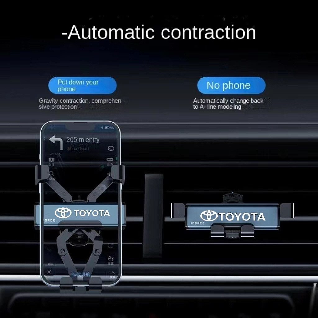 Giá Đỡ Điện Thoại Gắn Lỗ Thông Gió Xe Hơi Toyota Vios Yaris Altis Camry Avanza