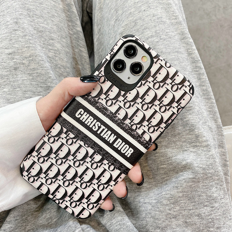 Case OPPO A53 A33 A52 A92 A31 A91 A5 A9 2020 A7 A5S A12 AX7 F11 F9 A3S A12e F1S A83 A39 A57 Reno 3 5 5G 2F 2Z  Realme C1 2 Pro Leather phone case D.ior Style