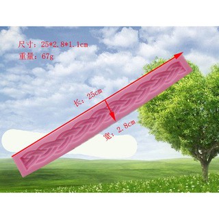 Khuôn Silicone 4D Viền Bí Đan Sợi