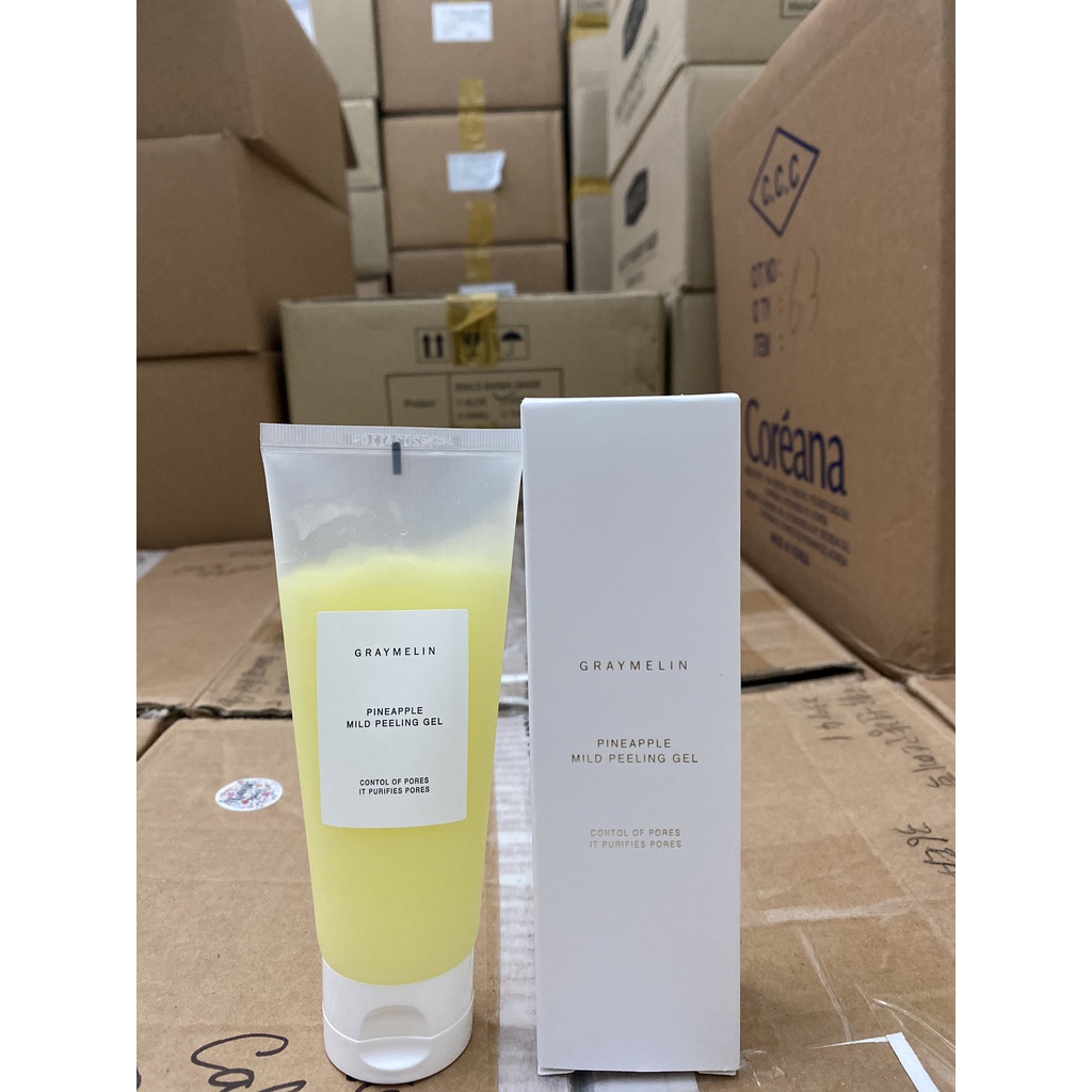 Tẩy Da Chết Chiết Xuất Dứa Graymelin Pineapple Mild Peeling Gel 100ml