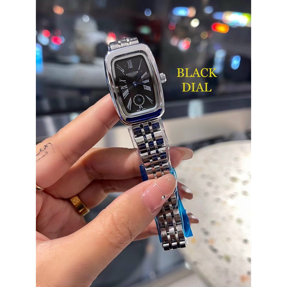 Đồng hồ nữ longin , dây thép , size 20x26mm