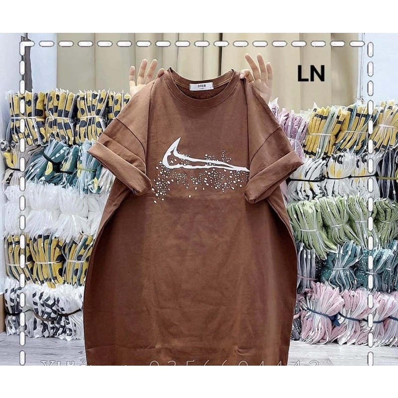 Áo phông phẩy rỗng chấm DA6