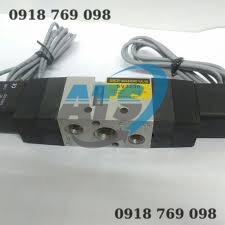 Van điện từ solenoid 5/2 ren 13 2 coil điện ren 13 Hàn Quốc