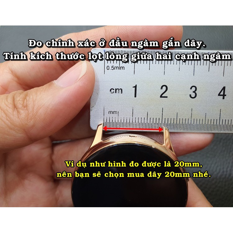 Dây vải dù - chốt thông minh (20mm, 22mm)