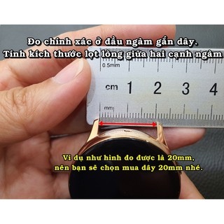 Dây da cao su kiểu Huawei (22mm)