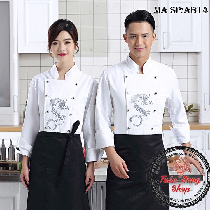 Áo đầu bếp,đồng phục bếp cao cấp giá rẻ