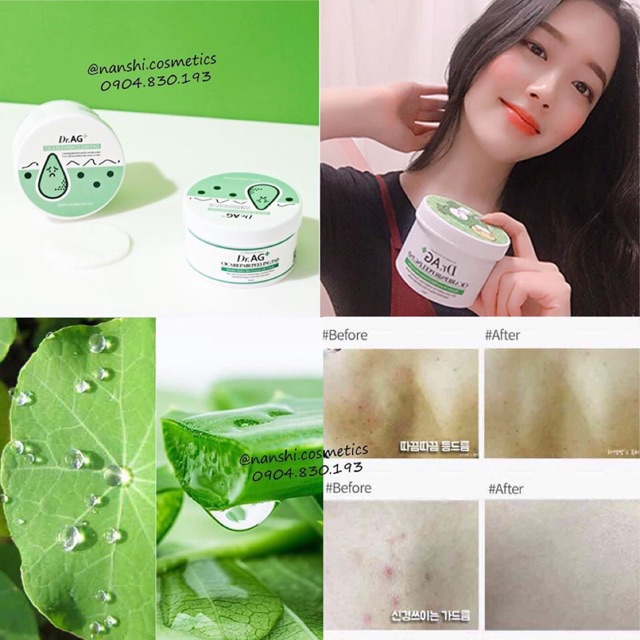 Bông tẩy da chết Dr.AG Cica Peeling Pad