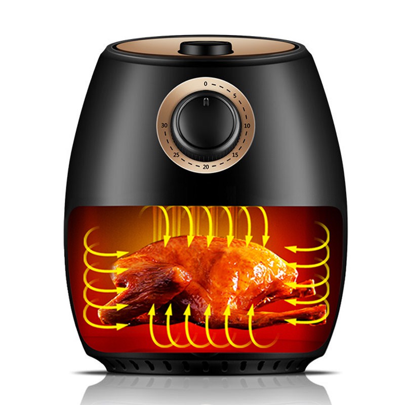 Nồi Chiên Không Dầu Thương Hiệu Mỹ Ashton AF210 - Dung tích lớn lên đến 3.6L - Màn hình LED trực quan - Hàng Chính Hãng