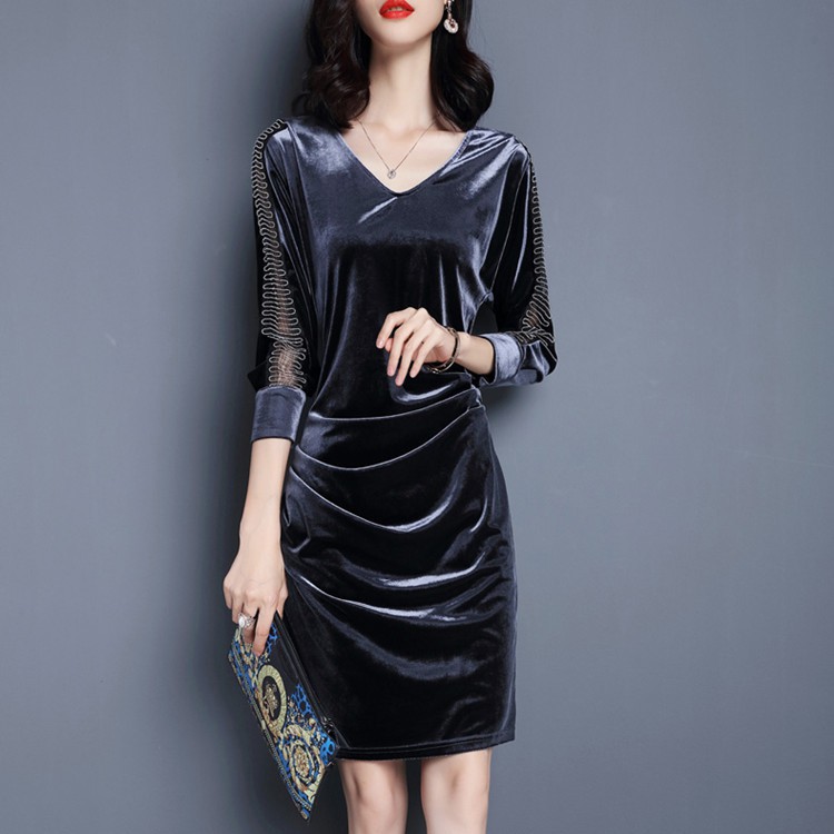 Đầm Ngắn Váy Đầm Chuyên Nghiệp Thời Trang Xuân 2021 Phụ Nữ | BigBuy360 - bigbuy360.vn