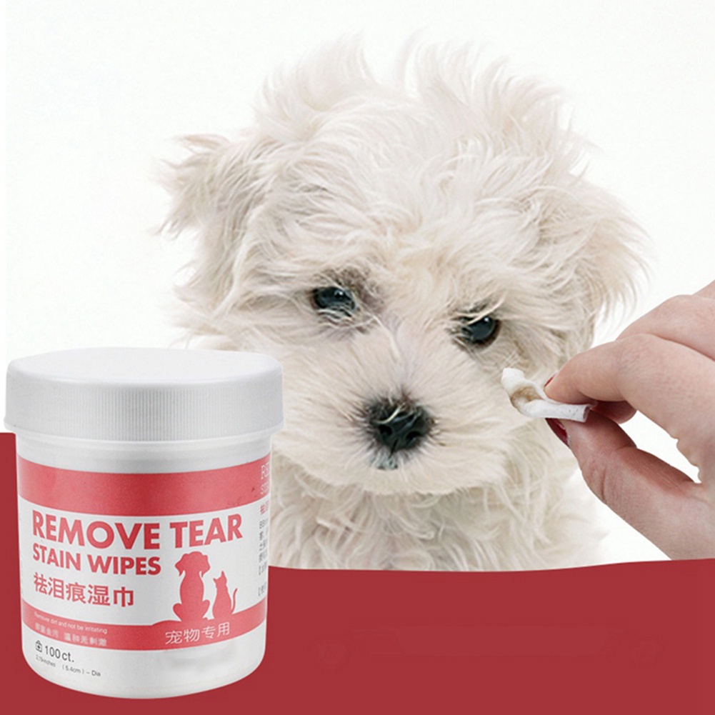 Set 100 Khăn Ướt Tẩy Vết Bẩn Chuyên Dụng Cho Thú Cưng