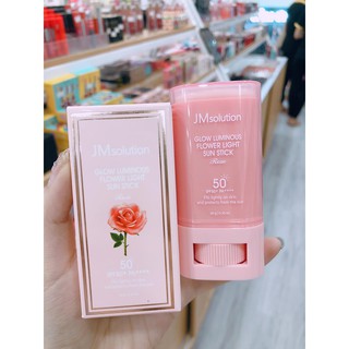 Sáp chống nắng dạng lăn jm solution glow luminous flower light sun stick rose