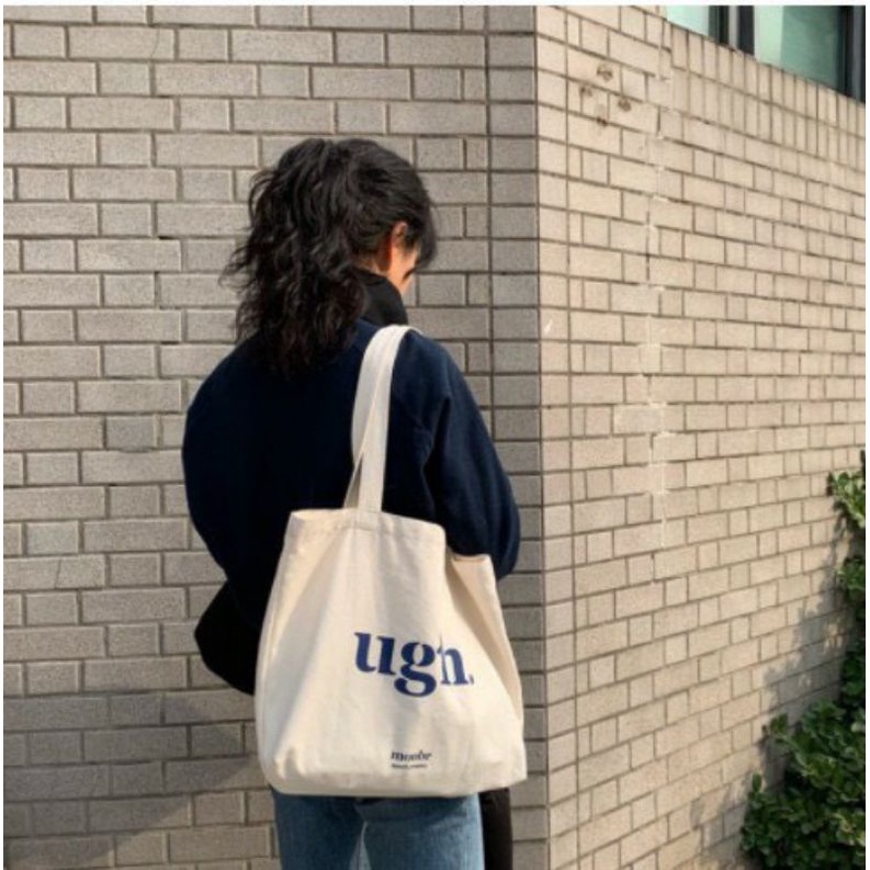 Túi tote vải Canvas phòng cách Hàn Quốc