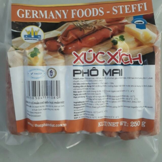 XÚC XÍCH PHÔ MAI ĐỨC