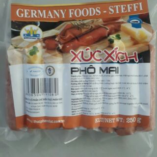 Xúc xích phô mai đức