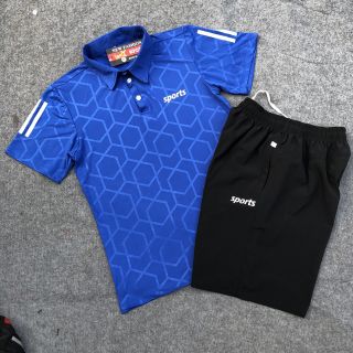 Bộ thể thao nam cổ bẻ
