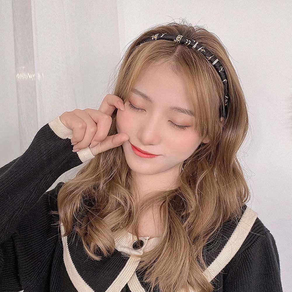 Băng Đô Cài Tóc Răng Cưa Họa Tiết Hoa Thanh Lịch Cho Nữ