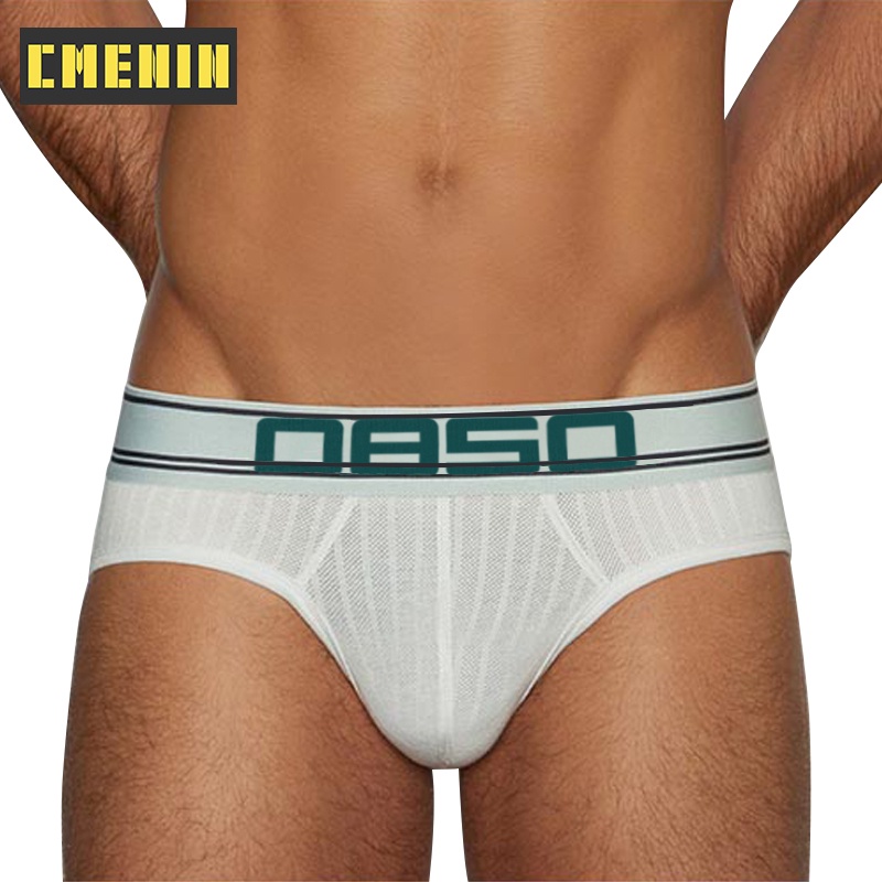 1 Quần Lót Cotton Thoáng Khí Gợi Cảm Cho Nam Jockstrap Bs3132 CMENIN