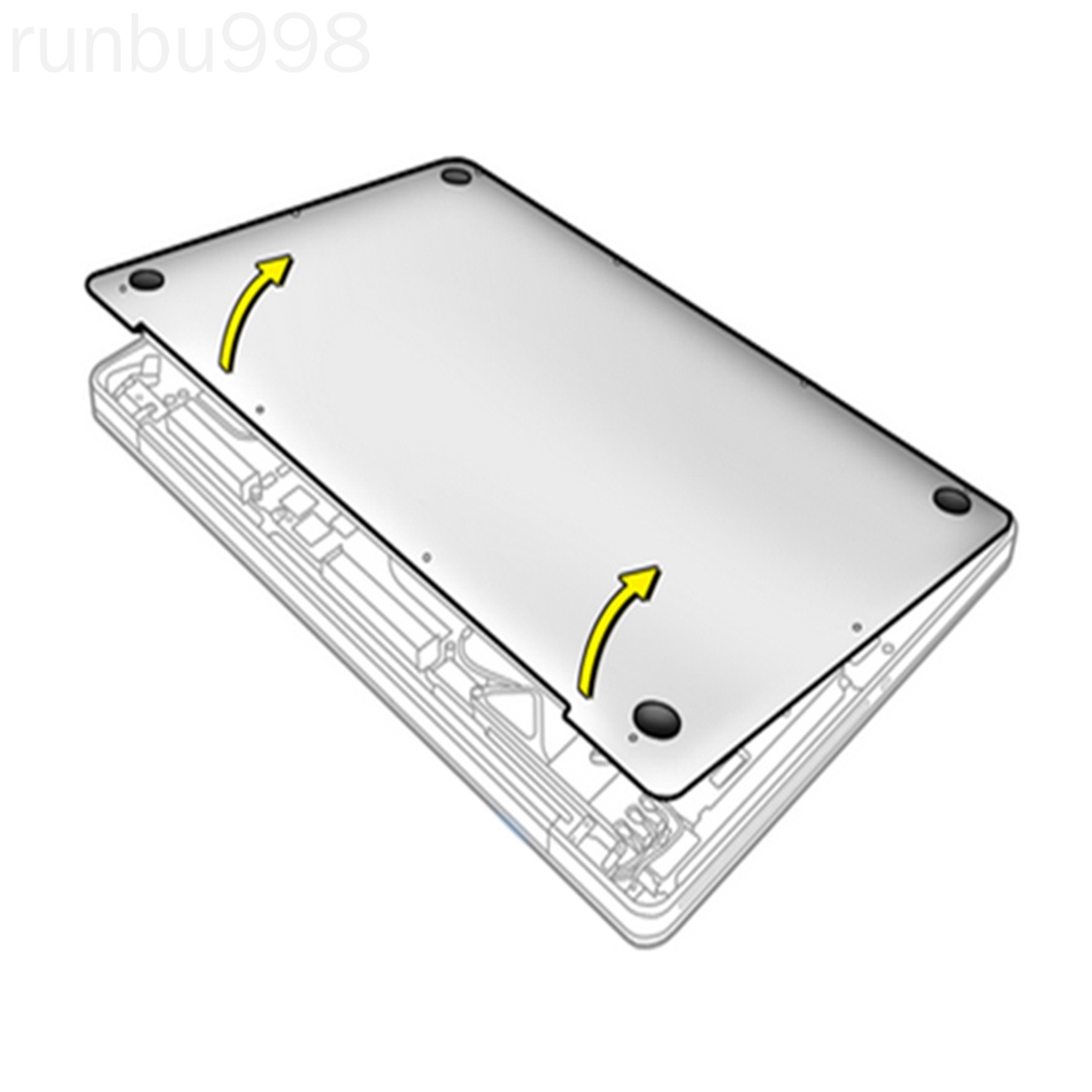 Set 4 miếng đệm lót chân thay thế chống trượt thích hợp cho Macbook Pro A1278